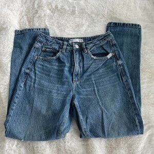 Straight Ripped Jeans